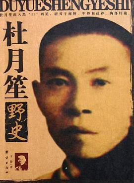 杜月笙野史/流氓大亨 杜月笙野史/流氓大亨