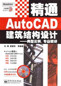 精通AutoCAD建筑結(jié)構(gòu)設(shè)計:典型實例專業(yè)精講 精通AutoCAD建筑結(jié)構(gòu)設(shè)計:典型實例專業(yè)精講