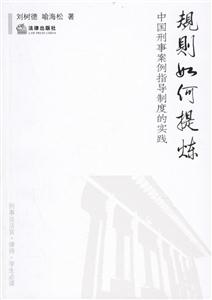 規(guī)則如何提煉中國(guó)刑事案例指導(dǎo)制度的實(shí)踐 規(guī)則如何提煉中國(guó)刑事案例指導(dǎo)制度的實(shí)踐