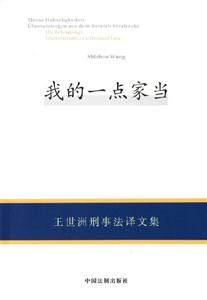 我的一點家當王世洲刑事法譯文集 我的一點家當王世洲刑事法譯文集
