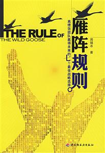雁陣規(guī)則:高績效團隊贏得未來的七個最佳戰(zhàn)略選擇 雁陣規(guī)則:高績效團隊贏得未來的七個最佳戰(zhàn)略選擇