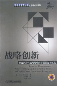 戰(zhàn)略創(chuàng)新形成創(chuàng)造性成功戰(zhàn)略的革新思想和工具 戰(zhàn)略創(chuàng)新形成創(chuàng)造性成功戰(zhàn)略的革新思想和工具