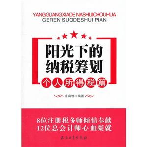 陽光下的納稅籌劃個人所得稅篇 陽光下的納稅籌劃個人所得稅篇